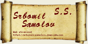 Srbomil Samolov vizit kartica